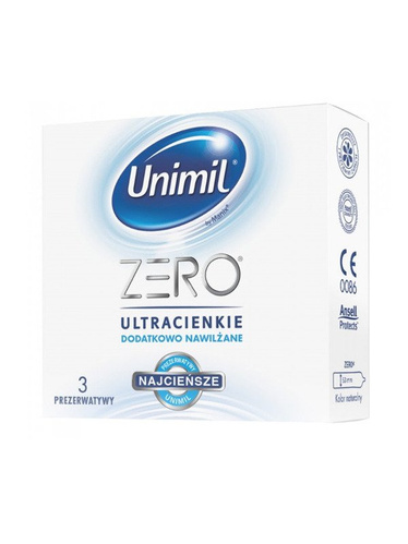 Unimil Zero Ultracienkie Szt Prezerwatywy Cienkie Unimil