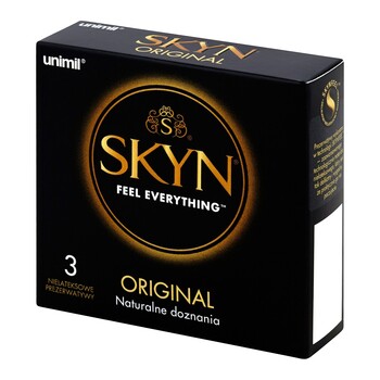 Opakowanie nielateksowych prezerwatyw SKYN Original
