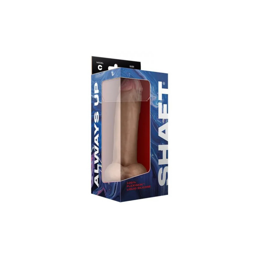 Dildo Model C Dong With Balls Pine Shaft