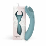 Bloom Peony zielony – wibrator dla par, silikonowy, IPX7