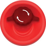 Jamyjob Spin-X masturbator z rotacją i podgrzewaniem, silikon, ładowalny