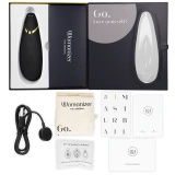 Womanizer Premium 2 czarny – intuicyjny stymulator powietrzny, 14 trybów