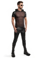 T-shirt Z Kapturem I Rękawami Raglan Wetlook Magnus Czarny Regnes