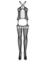 Bodystocking G313 - top imitujący gorset Obsessive