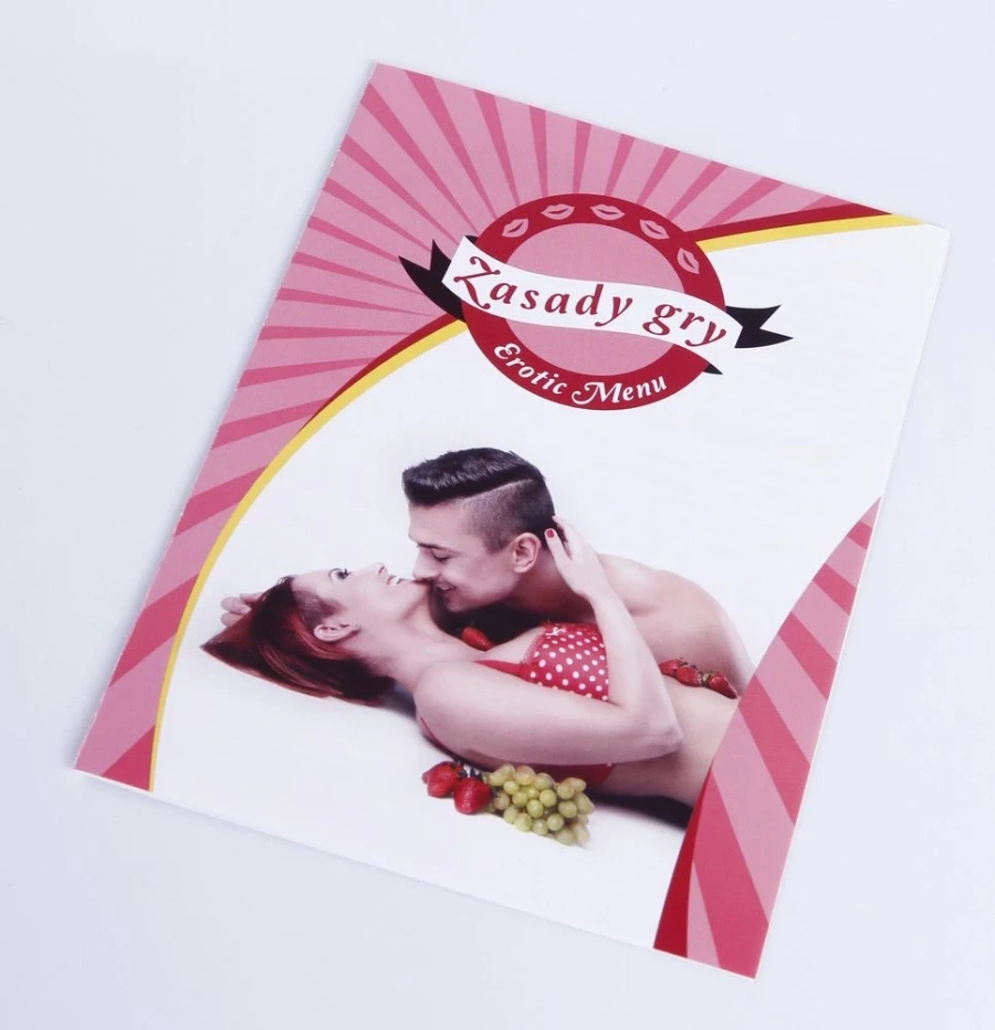 Grajmy Razem Erotic Menu gra planszowa kulinarna dla par 31 x 22 cm