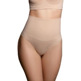 Bye Bra bezszwowy pas modelujący w stylu stringów, beżowy S