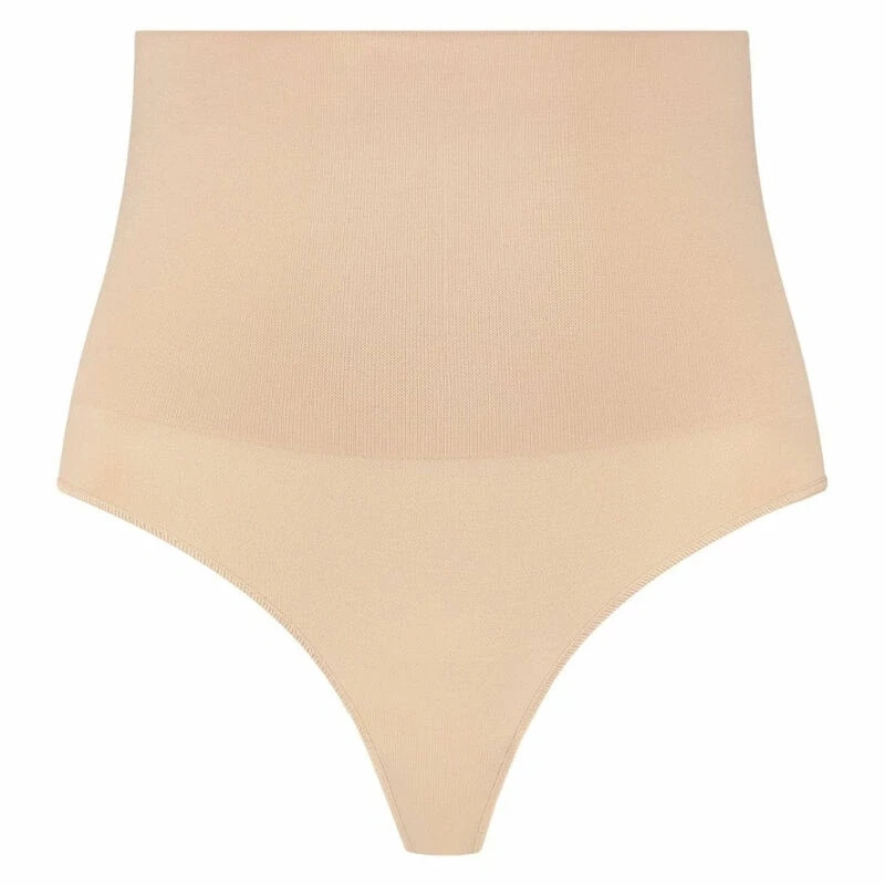Bye Bra bezszwowy pas modelujący w stylu stringów, beżowy S