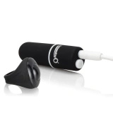 The Screaming O Charged Panty Vibe Black – majtki z wibratorem i pilotem, czarne