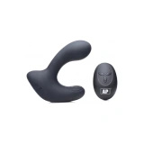 XR Brands P-Pulse silikonowy stymulator prostaty 10 trybów, pilot, czarny