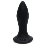 Fifty Shades of Grey Sensation – wibrujący korek analny silikonowy, czarny
