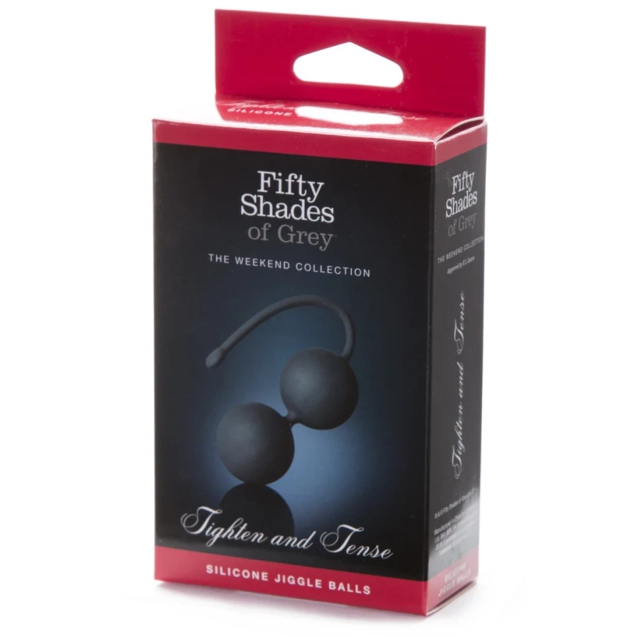 Fifty Shades of Grey Tighten and Tense – kulki gejszy silikonowe, 70 g, 16,5 cm
