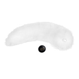 Odczepiany Metalowy Korek Z Lisim Ogonem Upko Fox Fur Tail Small Butt Plug UPKO