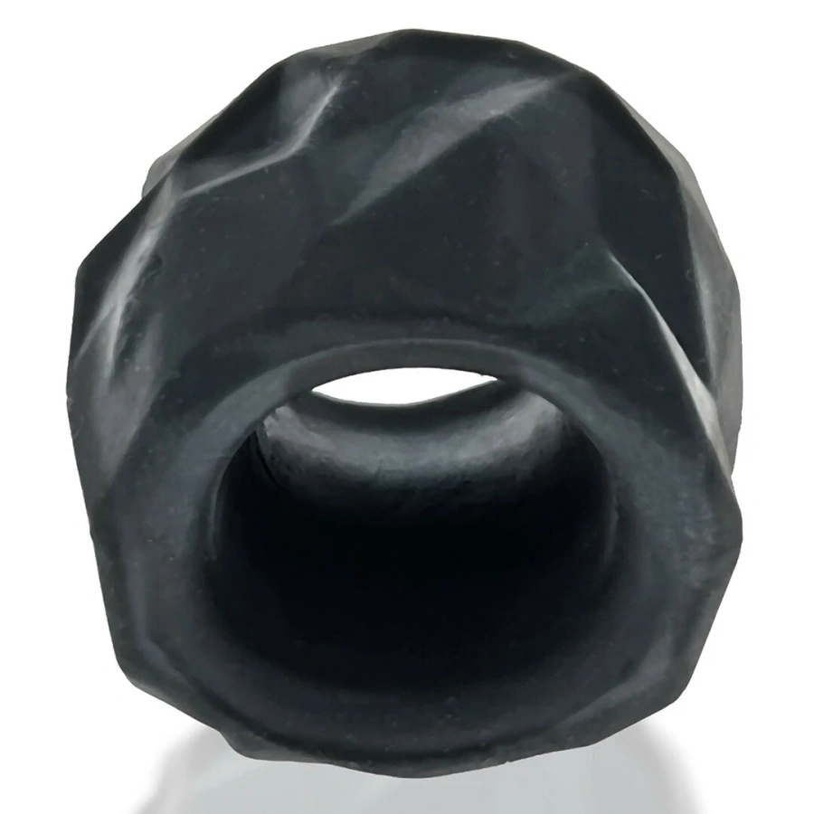 Hunkyjunk Fractal Tactile Ballstretcher Tar Ice – naciągacz na jądra Plus+SILICONE