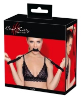Bad Kitty Cuffs Rope linowe opaski na ręce, czarne, bawełna, rozmiar 2