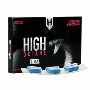 High Octane Titan Erection Caps – kapsułki dla mężczyzn, 6 sztuk