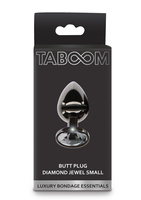 Korek Analny Butt Plug With Diamond Jewel Silver Taboom