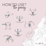Bloom Peony zielony – wibrator dla par, silikonowy, IPX7