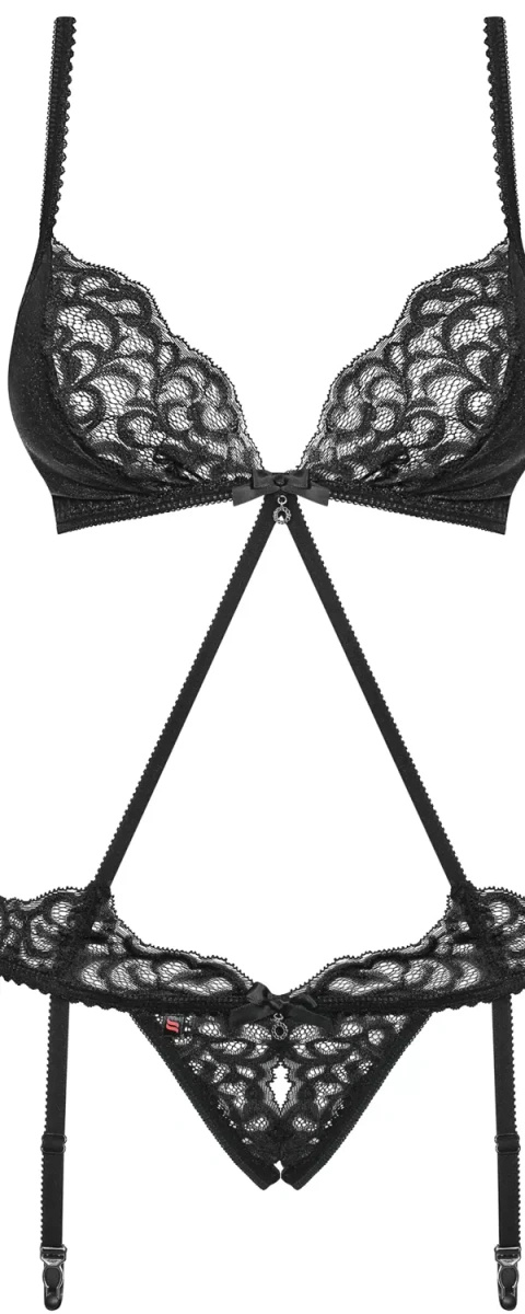 Laluna body otwarte czarne - Laluna dla laluni Obsessive