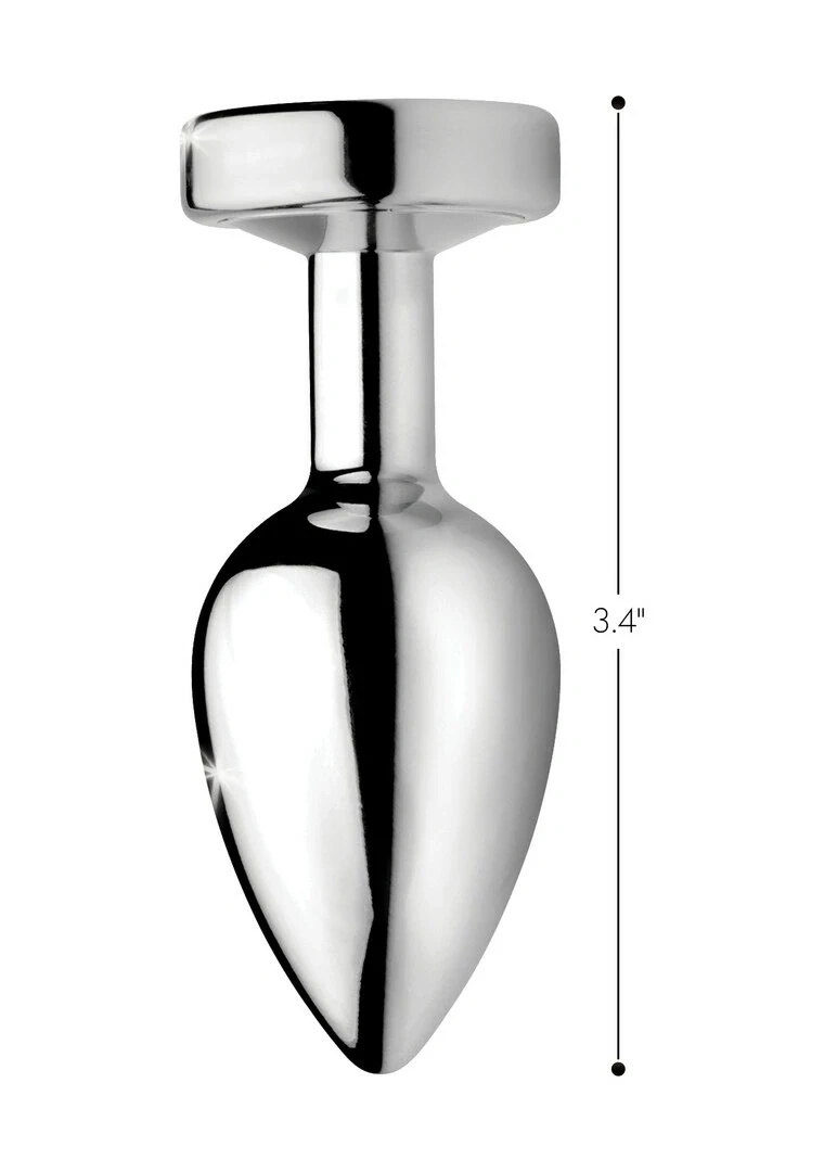 XR Brands LED Plug średni korek analny aluminiowy z podświetleniem