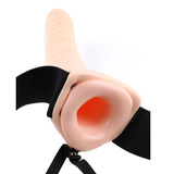 Pusty Strap-on Hollow Strap On 8" Flesh Fetish Fantasy Series