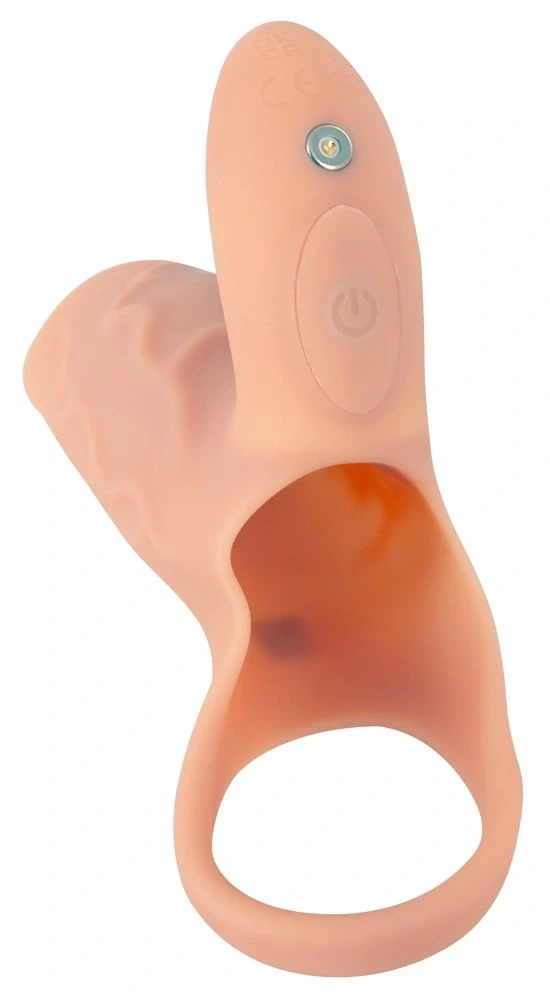 Realistixxx Real Sleeve Clit S – silikonowa nakładka wibrująca z pierścieniem
