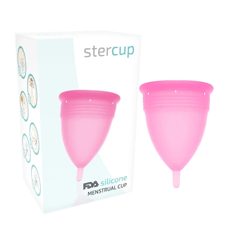 Stercup kubeczek menstruacyjny S, różowy, silikonowy, 15 ml