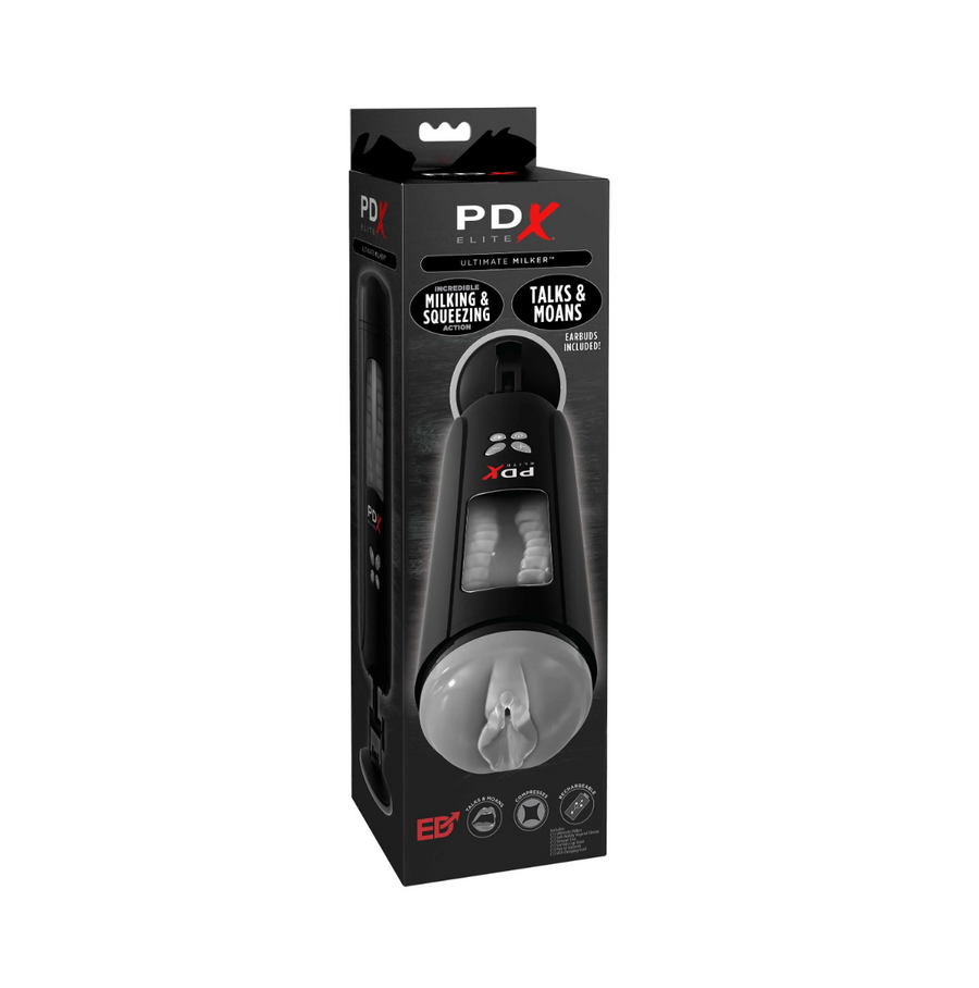 Masturbator Pdx Elite Ultimate Milker Clear Pipedream