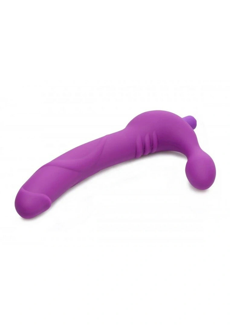 XR Brands Royal silikonowy strapless potrójny, wibrujący, czarny