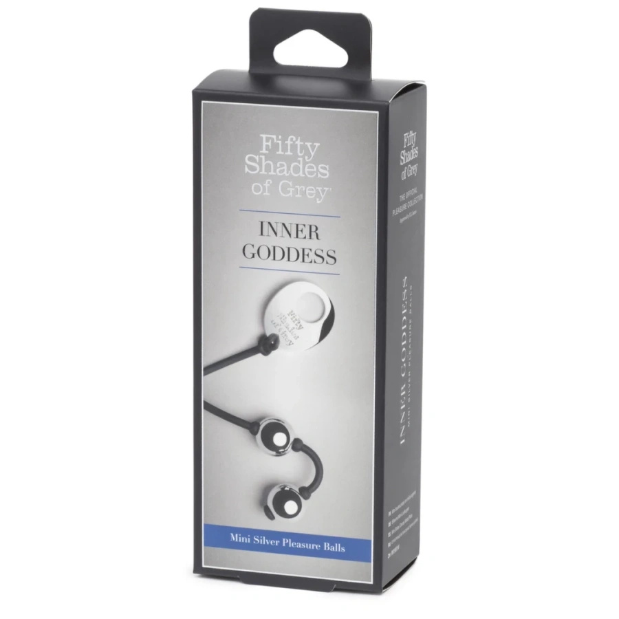 Fifty Shades of Grey Inner Goddess Mini – kulki gejszy, czarno-srebrne, 85 g