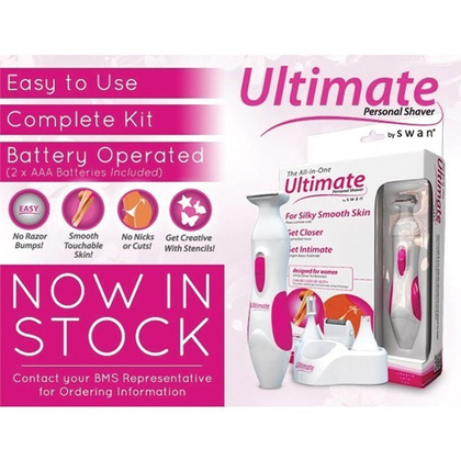Ultimate Personal Shaver Women Golarka Do Kobiecych Miejsc Intymnych Biała Swan