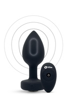 Korek analny Vibrating Jewel Plug Black b-Vibe