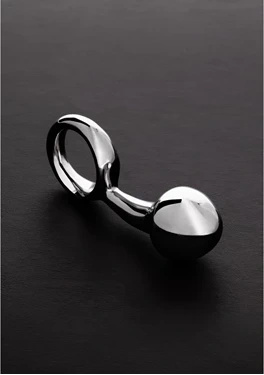 Steel Plug 39 mm korek analny ze stali nierdzewnej z uchwytem