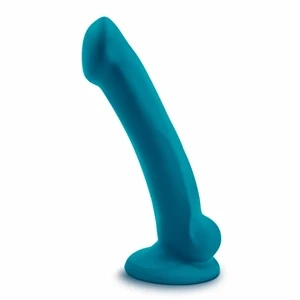 Temptasia Reina dildo silikonowe z przyssawką 18,4 cm, turkusowe