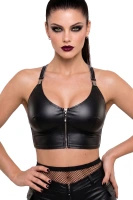 Top Krótki Wetlook Z Odpinanymi Ramiączkami Alice Czarny Demoniq