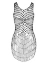 D607 sukienka czarna - Obsessive