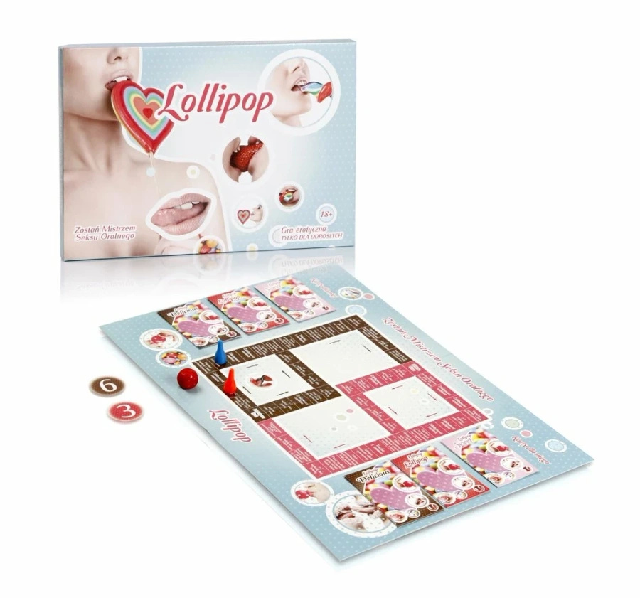 Grajmy Razem Lollipop gra planszowa dla par 30,5 x 21 cm