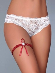 Garter Maroon – podwiązka czerwona – dodatek ze smakiem WYPRZEDAŻ