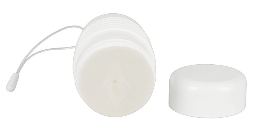 Vulcan Intimate System masturbator z wibracją 15 cm, przezroczysty