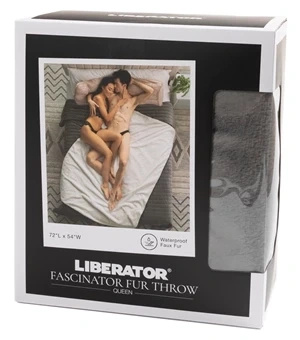 Liberator Fascynator dwustronny koc ochronny szary/czarny 183 x 137 cm