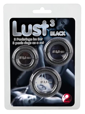 You2Toys zestaw 3 pierścieni silikonowych rowkowanych