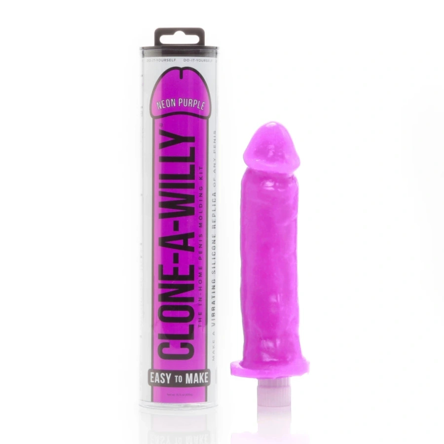 Clone-A-Willy Kit Purple – zestaw do tworzenia odlewu z wibracją, fioletowy