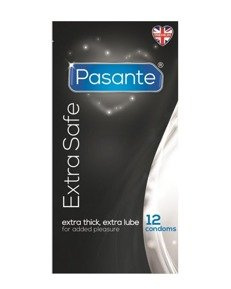 Extra Safe  - dodatkowo nawilżane, pogrubiane (12 szt.)