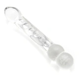 Fifty Shades of Grey Drive Me Crazy szklane dildo dwustronne 19,1 cm