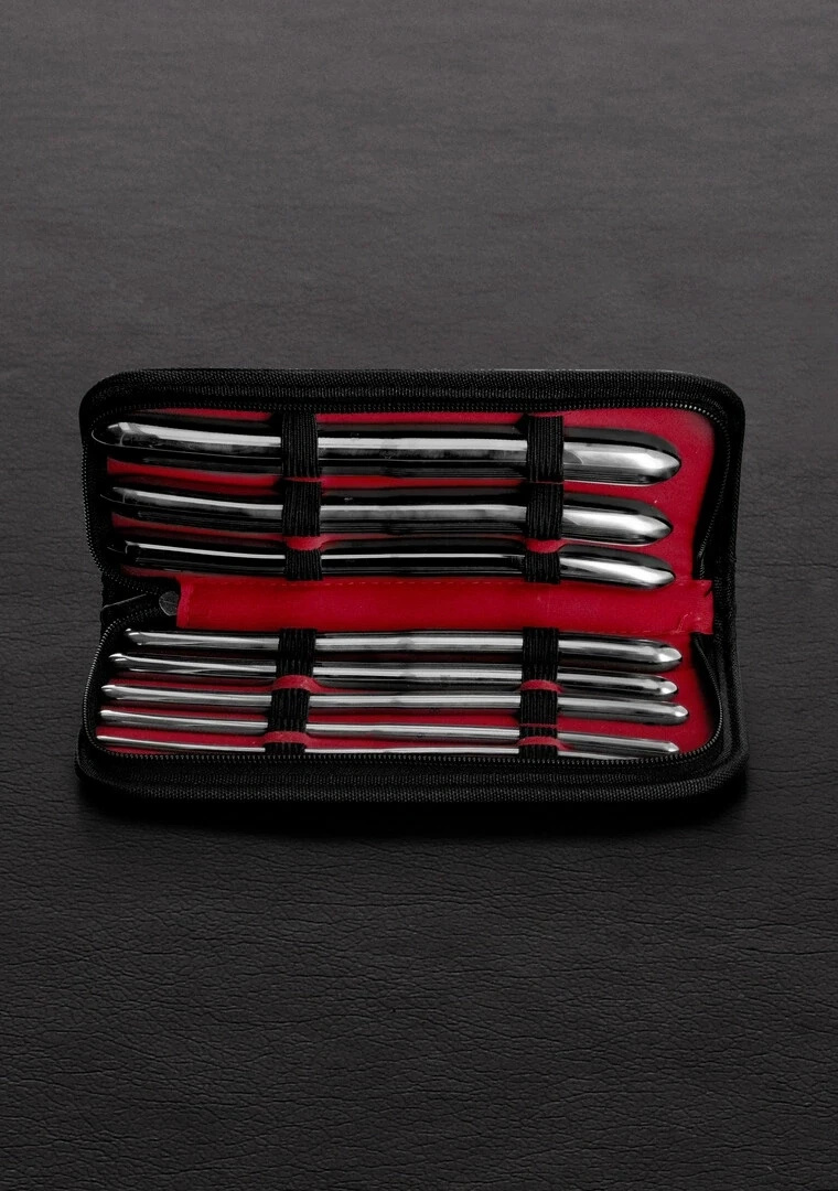 Steel zestaw 8 dwustronnych rozszerzaczy w etui, stal chirurgiczna