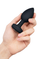 Korek analny Vibrating Jewel Plug Black b-Vibe