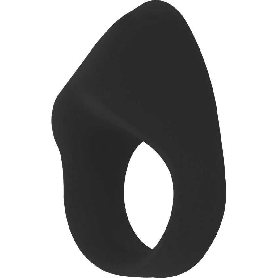 Intense OTO czarny pierścień wibrujący USB, 20 trybów, silikon