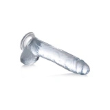 Curve Toys Crystal dildo z przyssawką 25,5 cm, przezroczyste