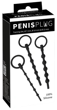 You2Toys Penisplug – zestaw 3 sond cewkowych silikonowych z kulkami, różne rozmiary