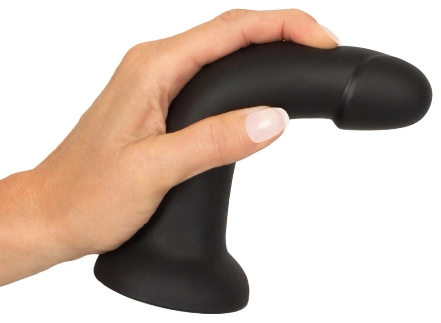 You2Toys Your Strap-On – majtki na szelkach z silikonowym dildo 17,5 cm, czarne