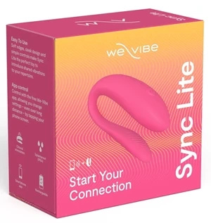 We-Vibe Sync Lite Pink wibrator dla par z aplikacją, smukła konstrukcja
